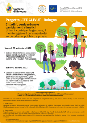 Bologna: urban greenery and climate change, new appointments