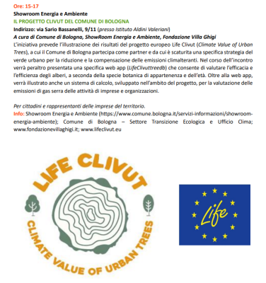 The Clivut Project of the Municipality of Bologna